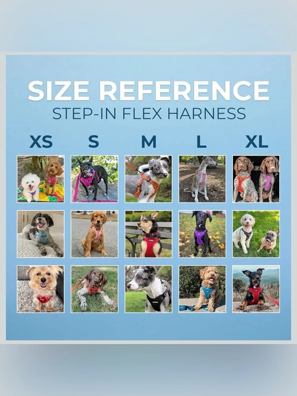 Voyager Adjustable Step-in Flex Breathable Mesh Dog Harness Small
